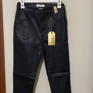 Vibrant Coated Denim